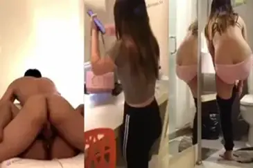 Gadis Cantik Pasrah Goyang Kasur Bareng Kekasih poster