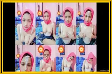 Janda Muda Jilbab Pink Colmek Sampai Squirt poster